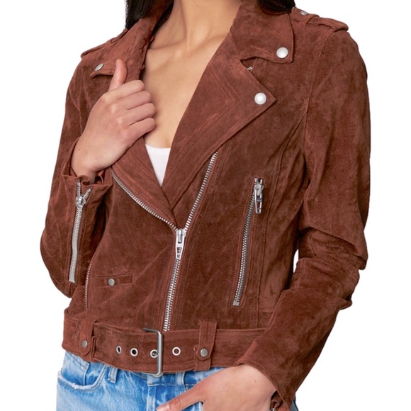 Blank NYC Jackets & Blazers - Blank NYC Suede Moto Jacket